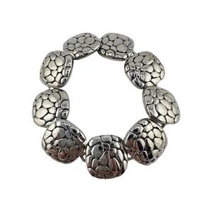Premier Designs Concord Organic Modern Textured Silver Tone 6.5” Bracelet